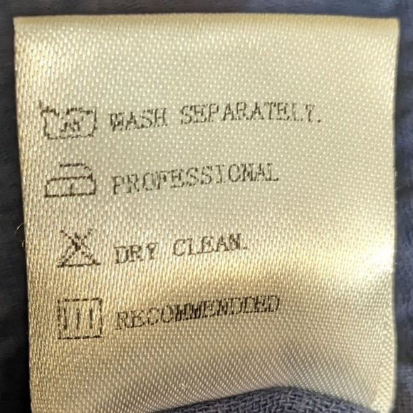 KOANDAILY Navy Pom-Pom Bell Sleeves Boho Midi Dress - size 3XL* NWT - Picture 11 of 11